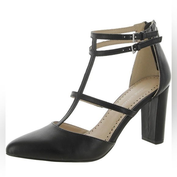 Adrienne Vittadini Nocerna T-Strap Pointed Toe Pump - Picture 3 of 15